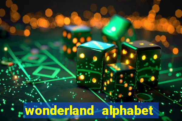 wonderland alphabet comic studio